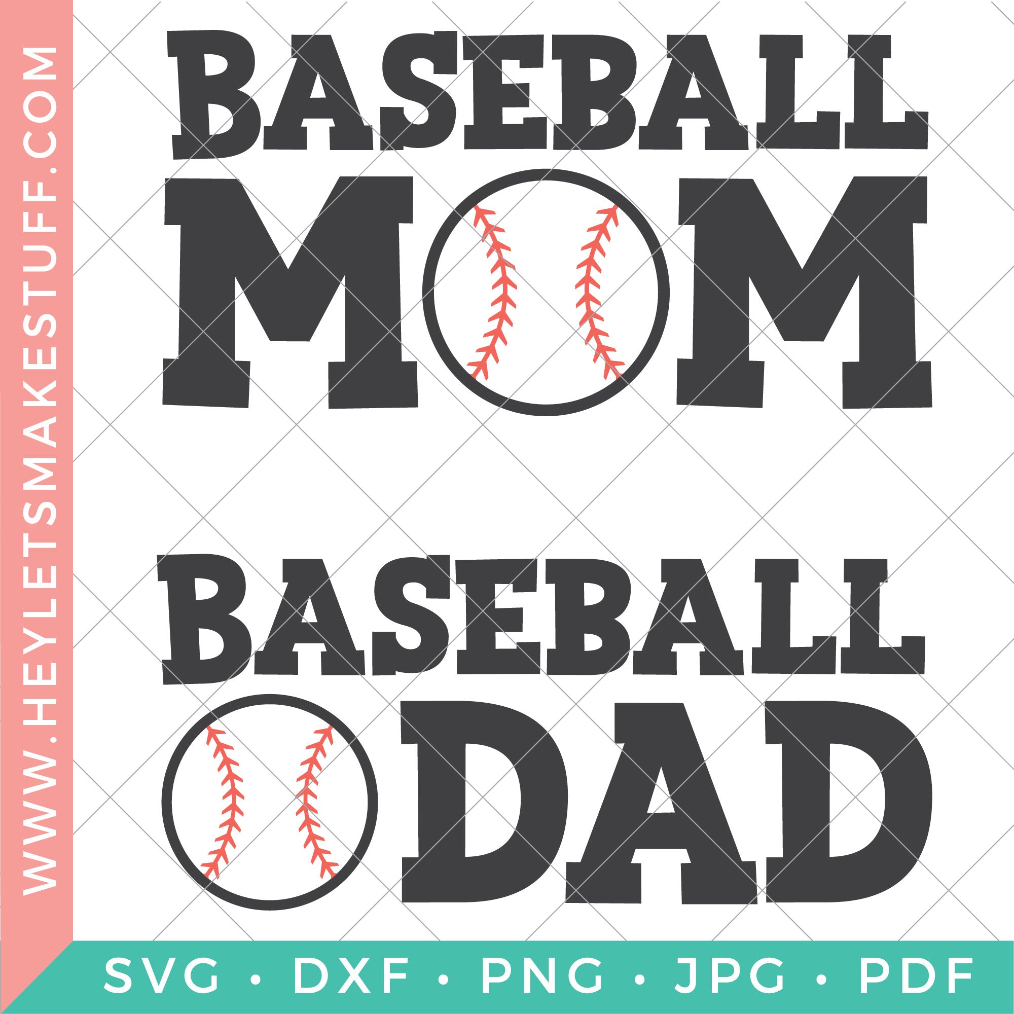 Baseball SVGs for Cricut and Silhouette - Hey, Let's Make Stuff