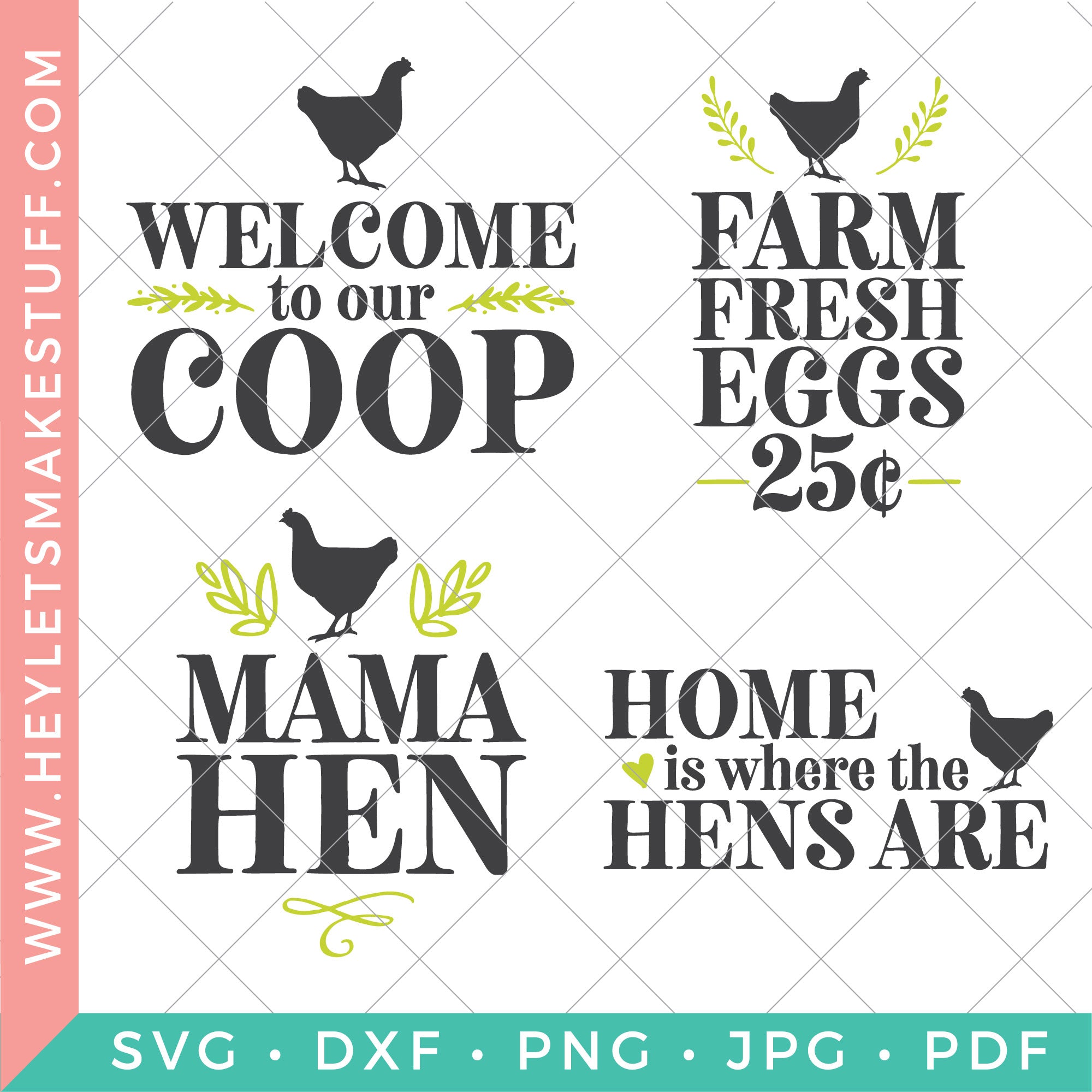 Chicken Mama SVG Bundle