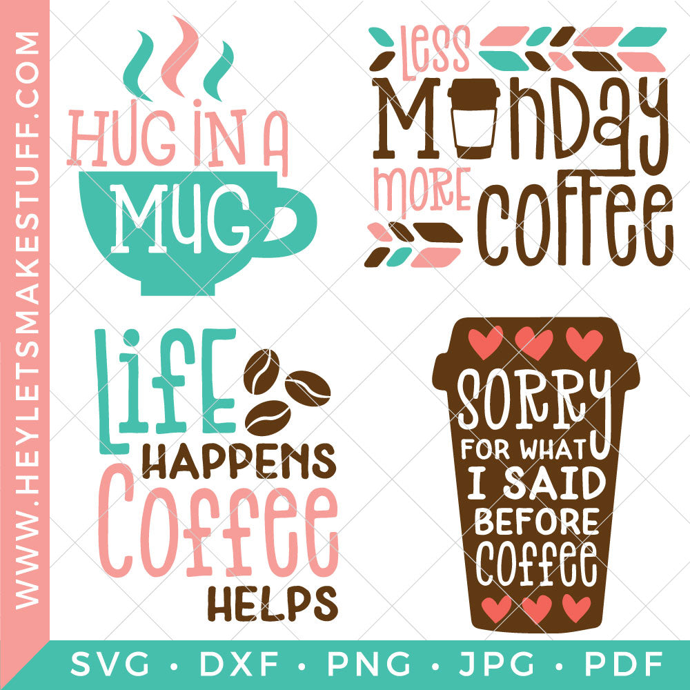 Coffee Cup Svg Png Pdf Coffee Svg Coffee Bundle Svg 