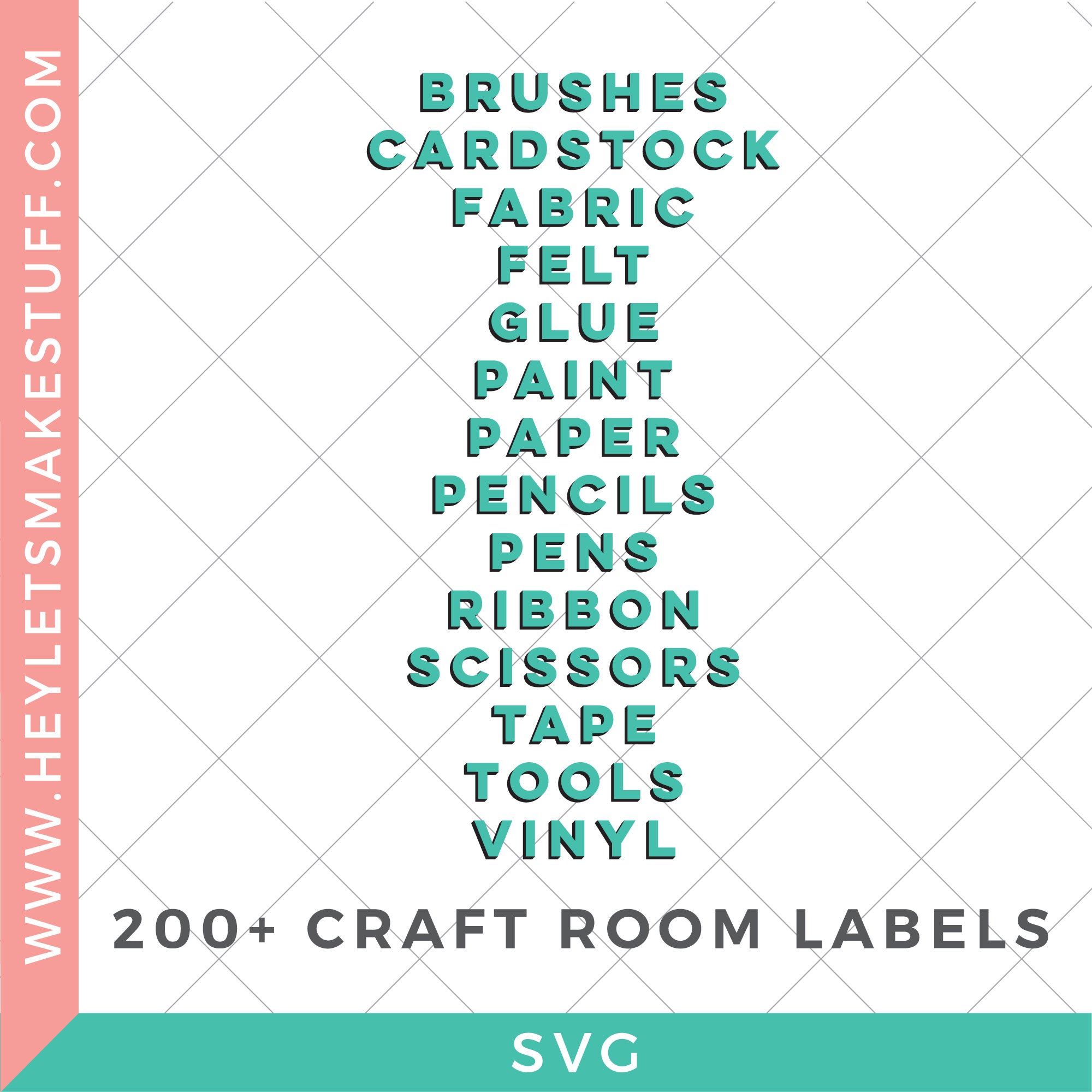 Modern Craft Label Files - 200+ Labels – Hey, Let's Make Stuff