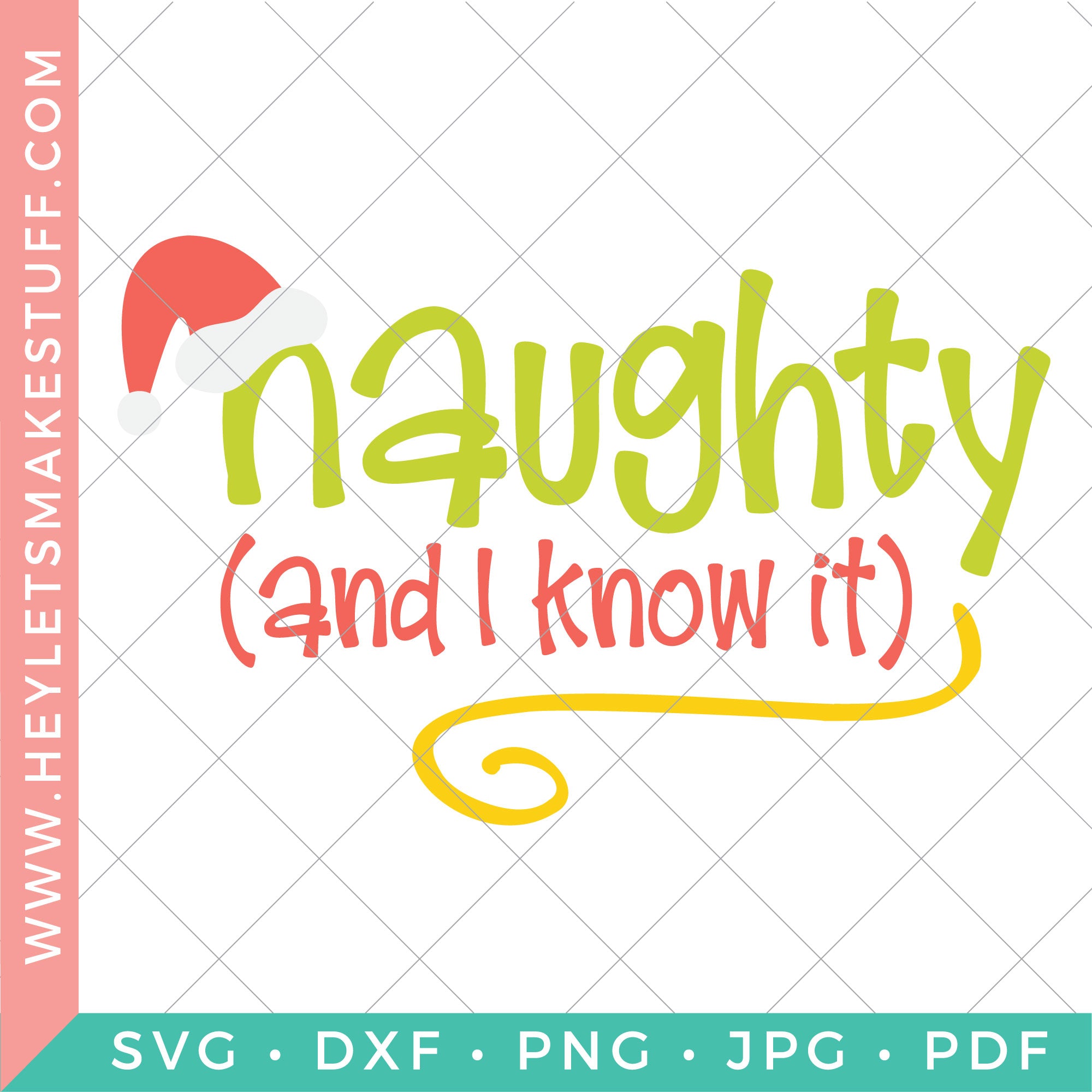 I Don't Care That I'm On the Naughty List [SVG, DXF], Cutting Machine &  Laser Cutting Designs