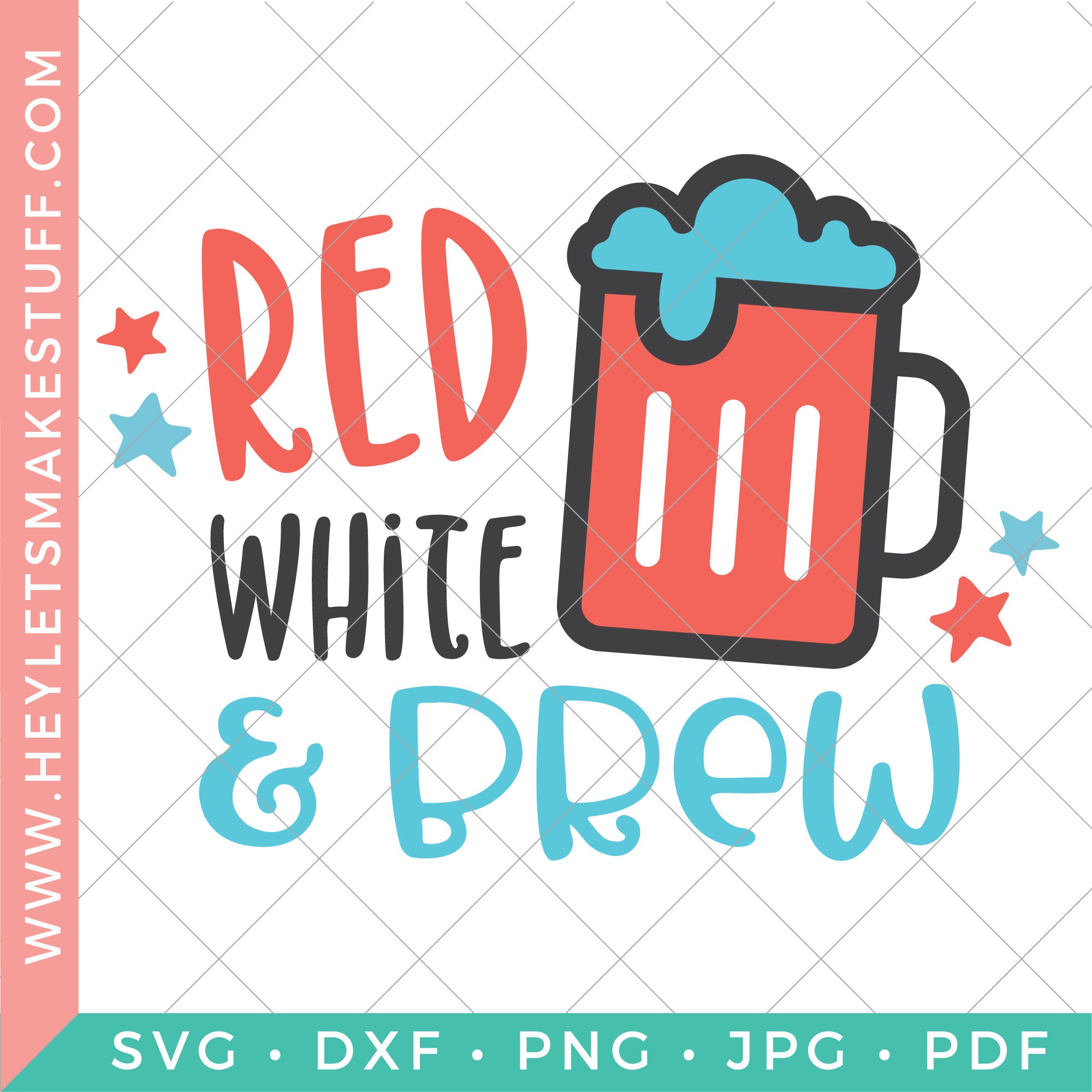 Red White and Brew SVG - Free SVG Files