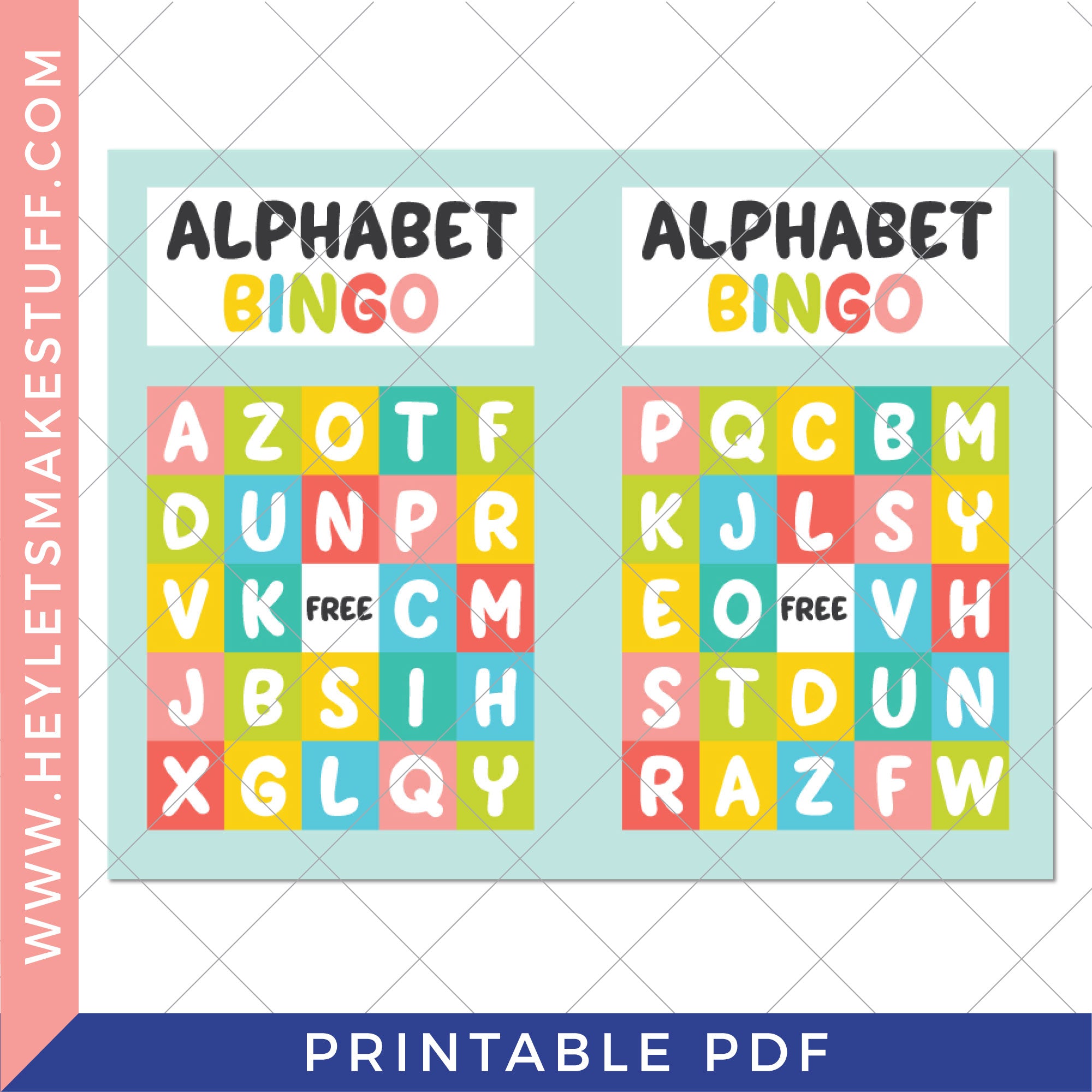 Printable Alphabet Bingo – Hey, Let's Make Stuff printable-alphabet-bingo-hey-let-s-make-stuff