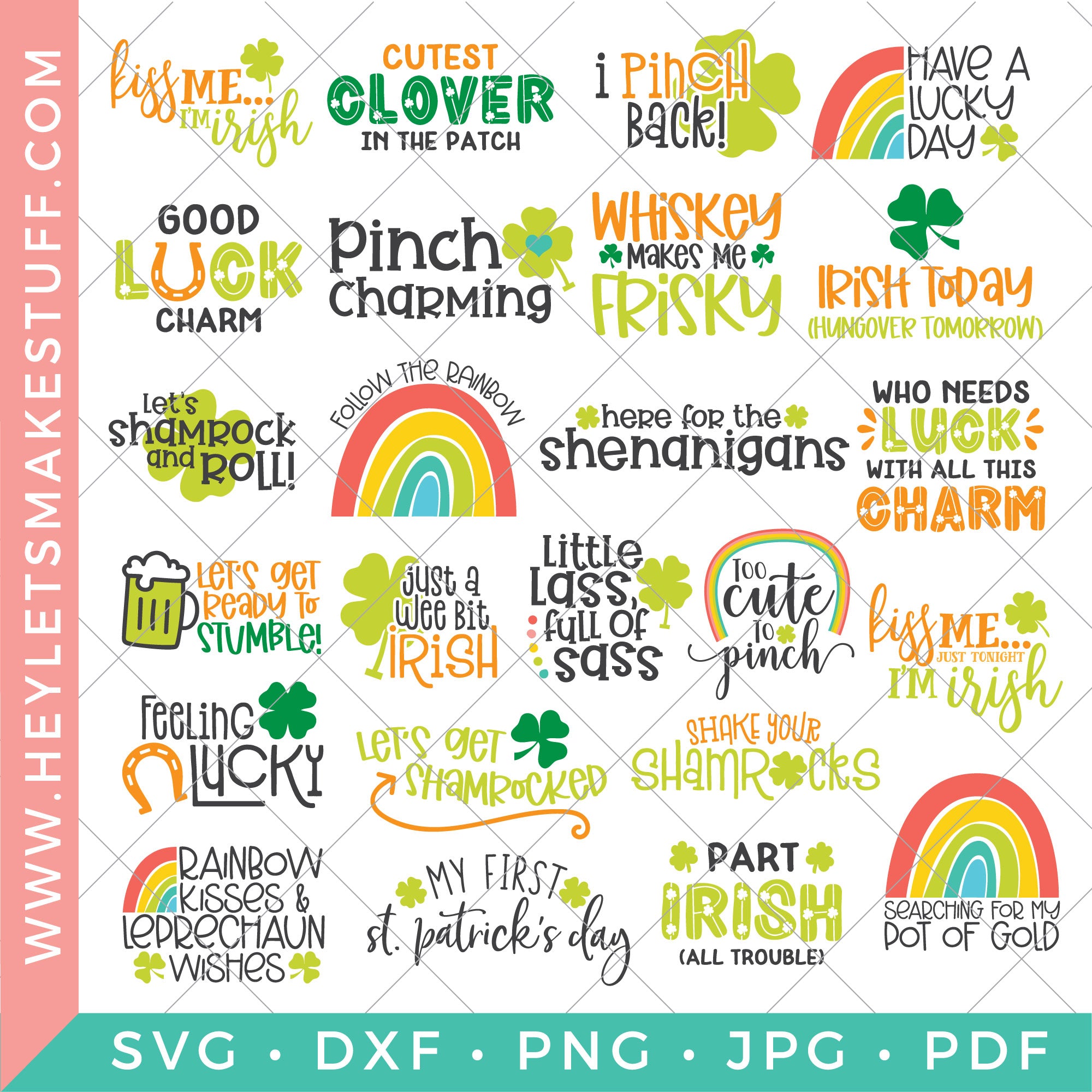 St Patrick’s Day Quotes SVG Bundle