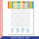 Printable Word Search Bundle
