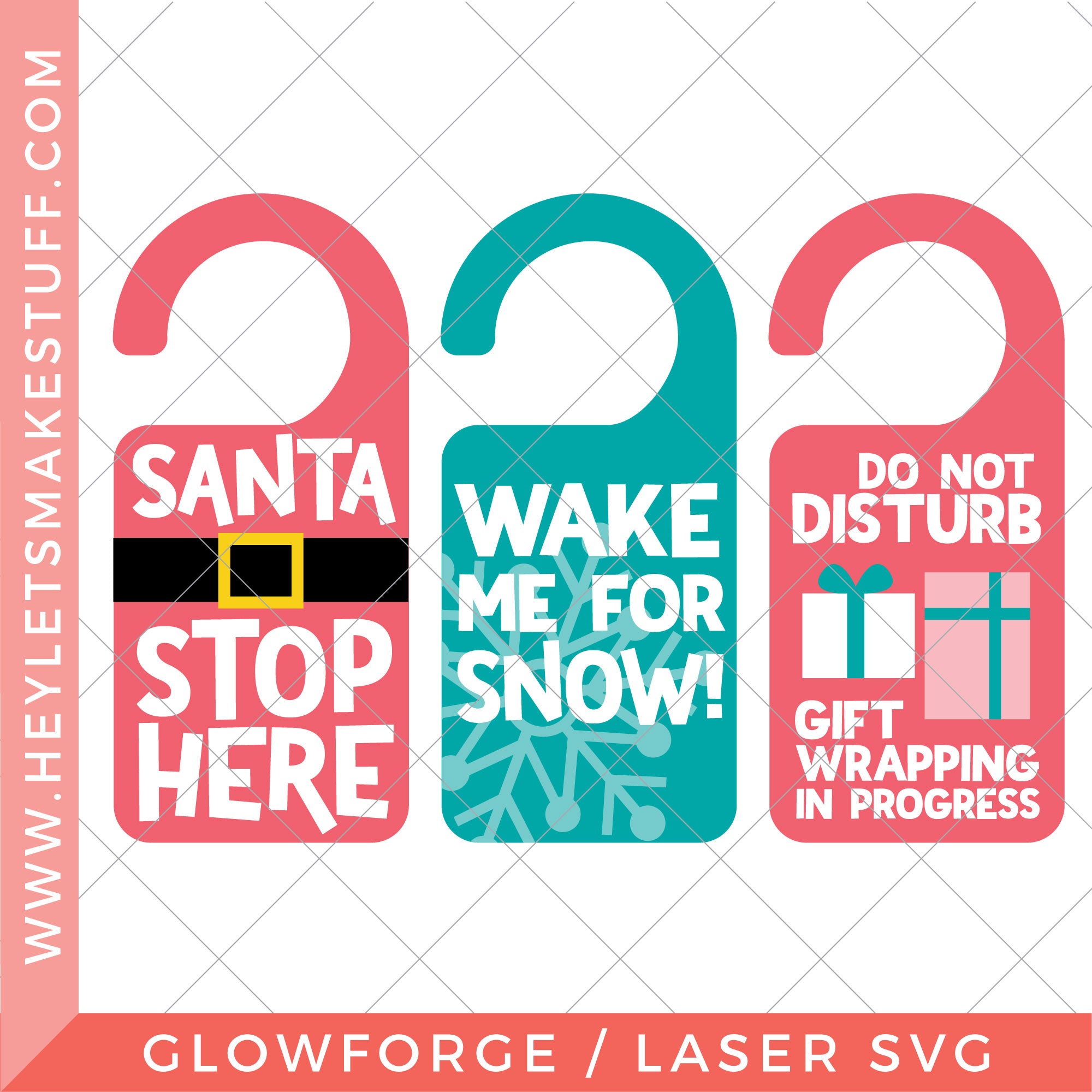 Door Hangers Teenagers – Laser Ready Templates