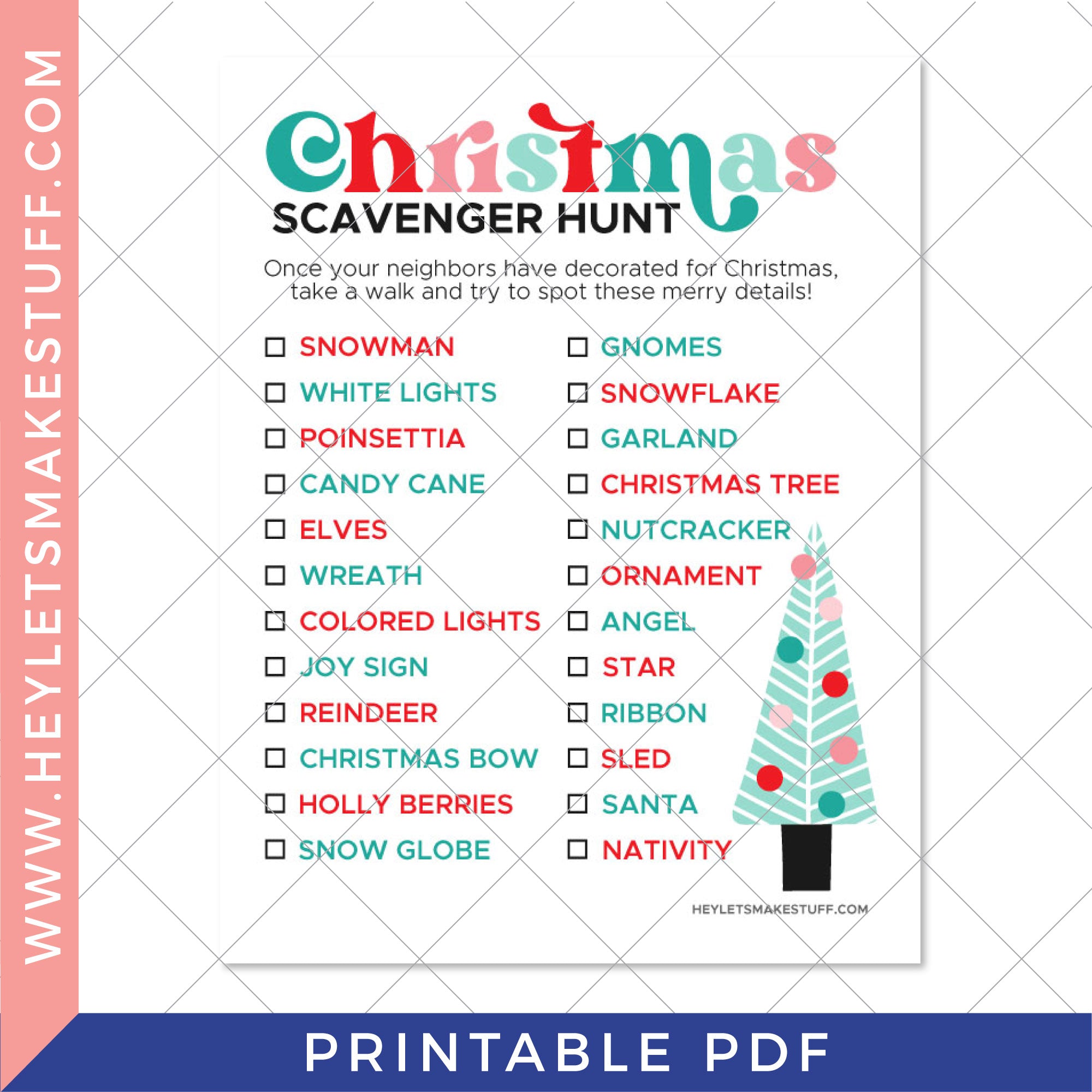 Printable Christmas Scavenger Hunt – Hey, Let's Make Stuff printable-christmas-scavenger-hunt-hey-let-s-make-stuff