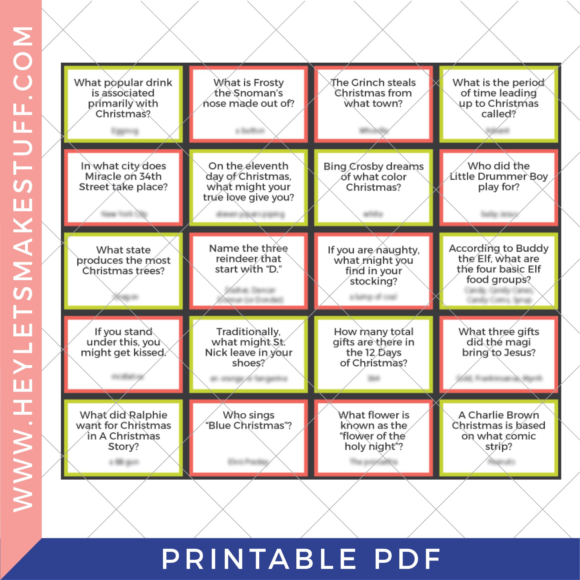 Printable Christmas Trivia – Hey, Let's Make Stuff printable-christmas-trivia-hey-let-s-make-stuff