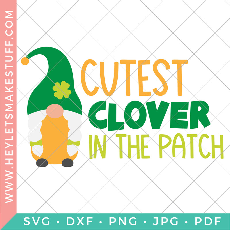 Cutest Clover in the Patch Gnome