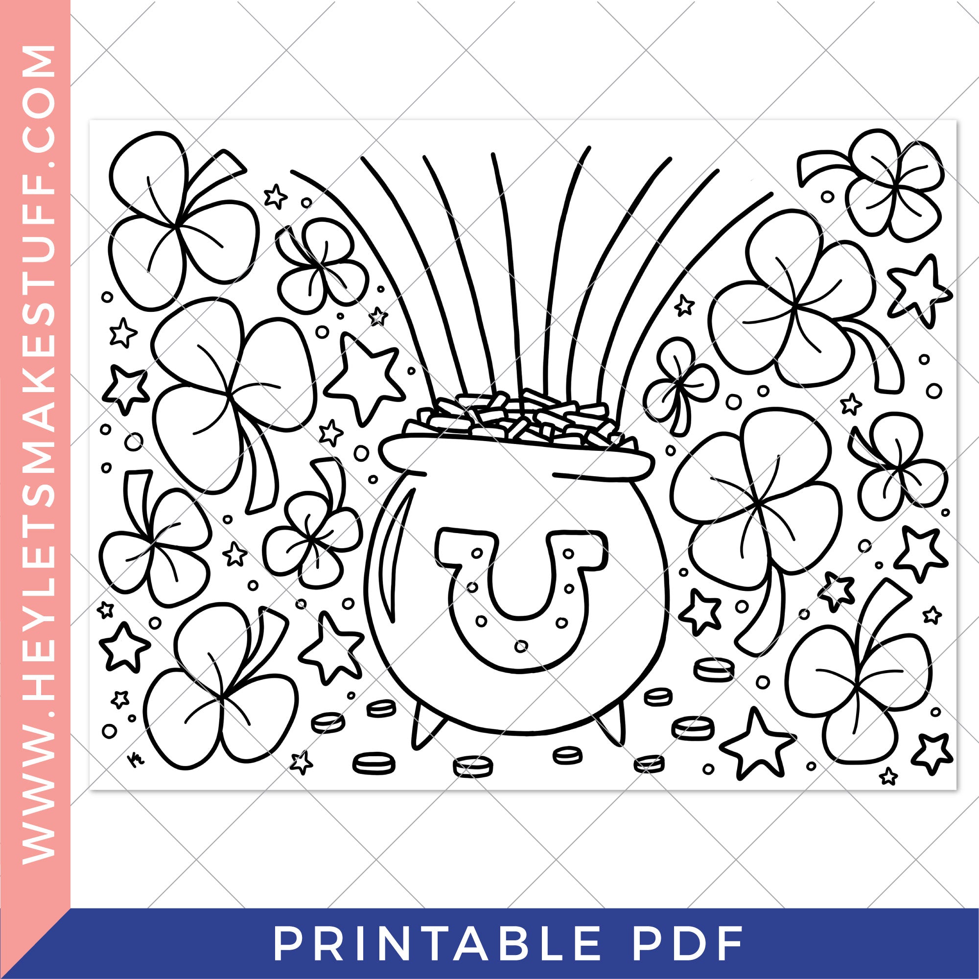 Printable St. Patrick's Day Coloring Page – Hey, Let's Make Stuff printable-st-patrick-s-day-coloring-page-hey-let-s-make-stuff