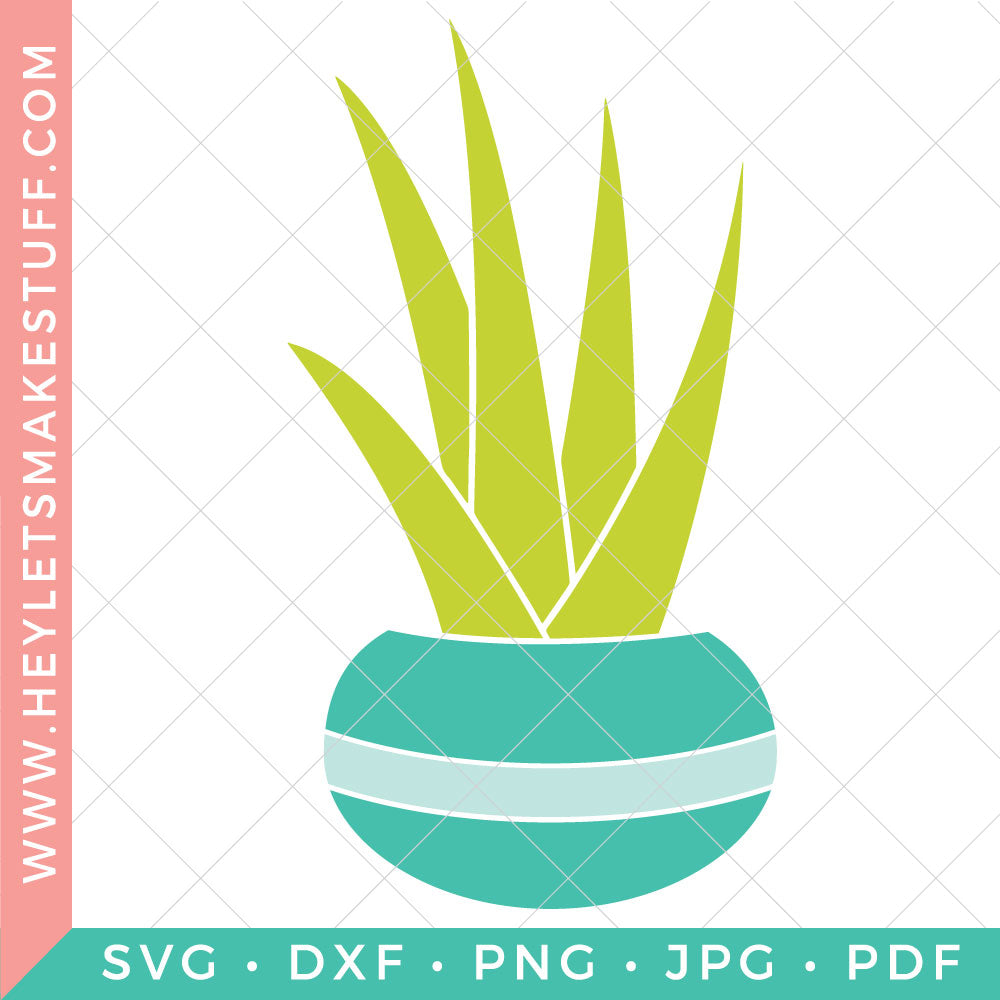 potted succulent svg Succulent #2 – Hey, Let's Make Stuff