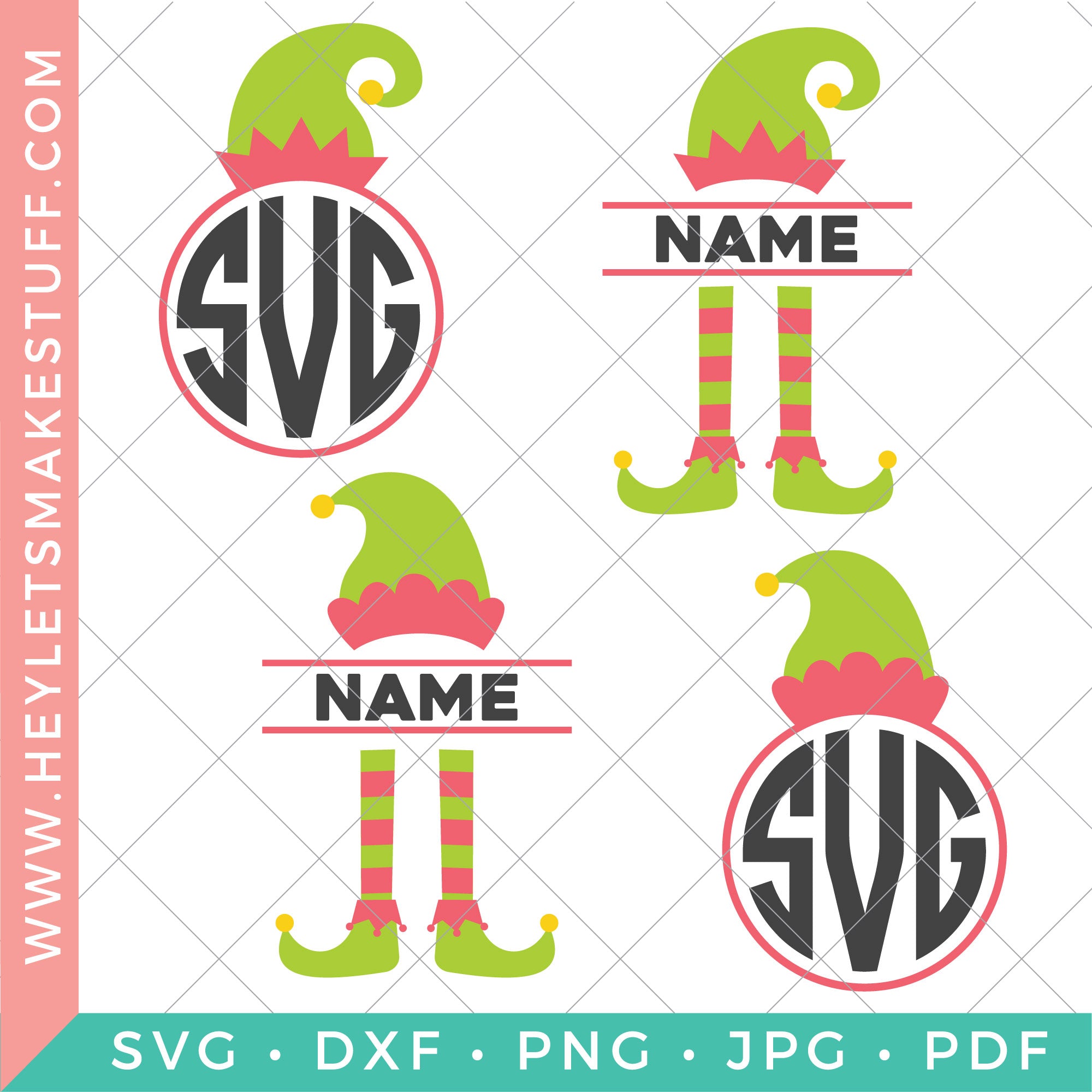 Elf Monogram Bundle – Hey, Let's Make Stuff