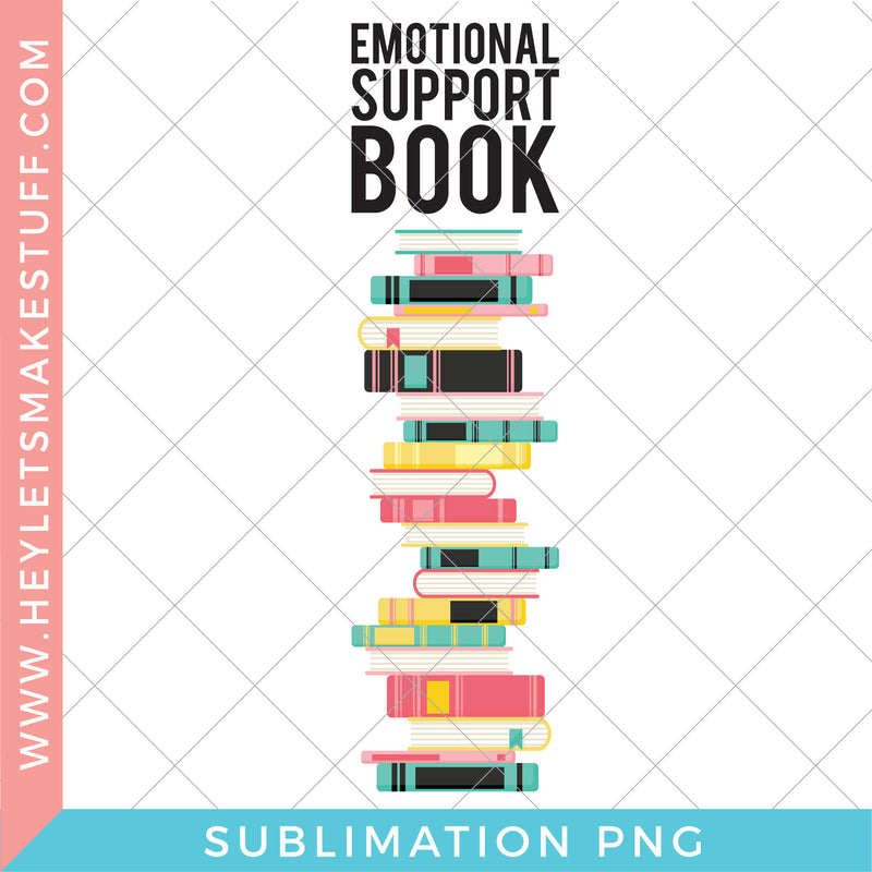 Emotional Support Book Sublimation