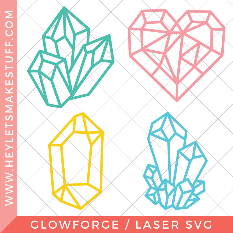 Laser Crystals - Set of 2