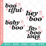 Halloween Boo SVG Bundle