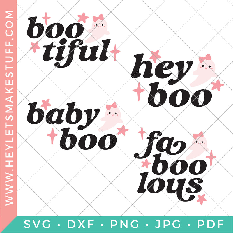 Halloween Boo SVG Bundle