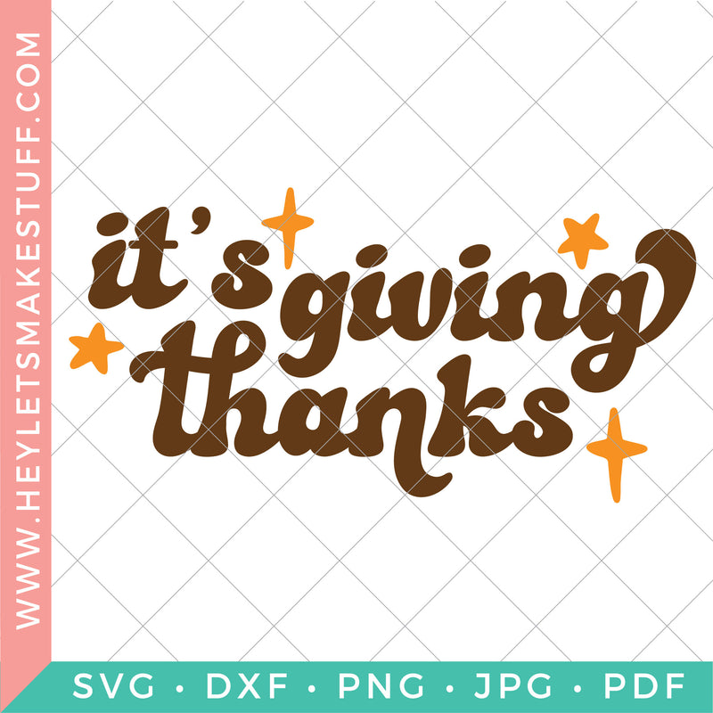 It's Giving Thanks