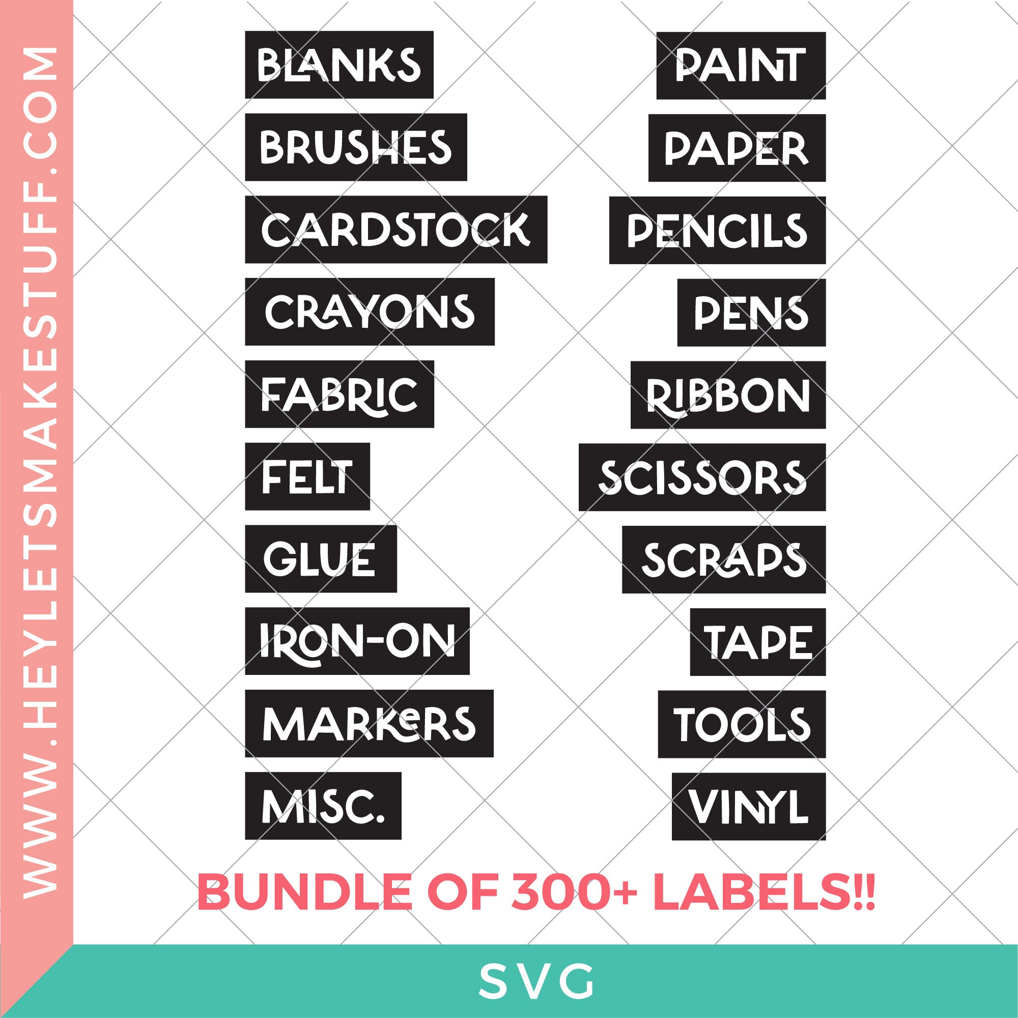 Spice Jar Label Bundle – Hey, Let's Make Stuff
