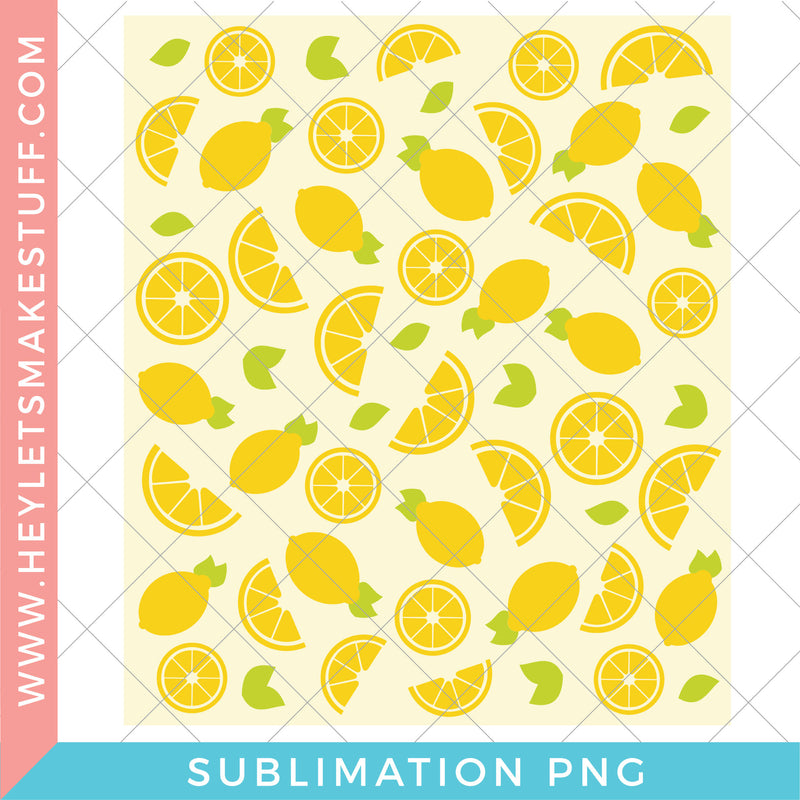 Lemon Pattern - Sublimation