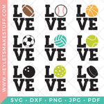 Love Sports SVG Bundle