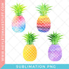 Watercolor Pineapple Bundle - Sublimation