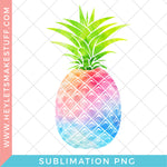 Watercolor Pineapple Bundle - Sublimation