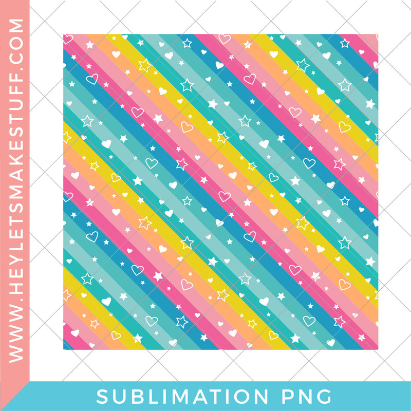 Rainbow Pattern - Sublimation