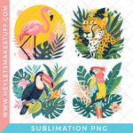 Tropical Animal Bundle - Sublimation