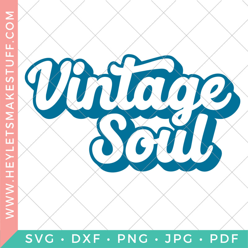 Vintage Soul Retro SVG