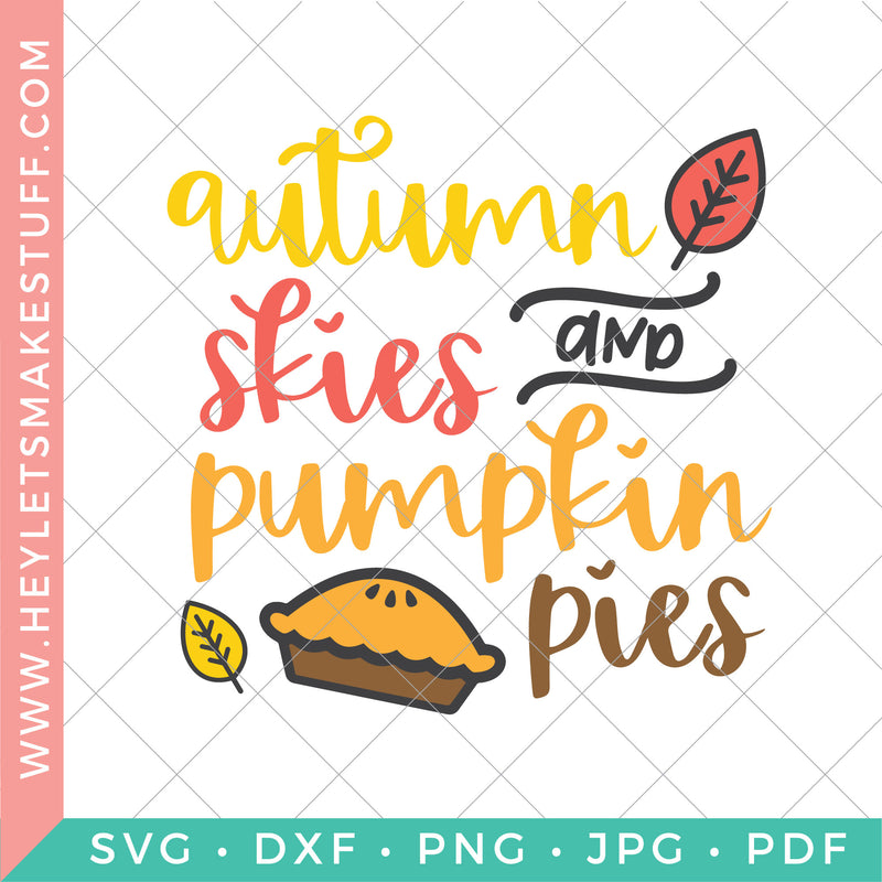 Autumn Skies & Pumpkin Pies