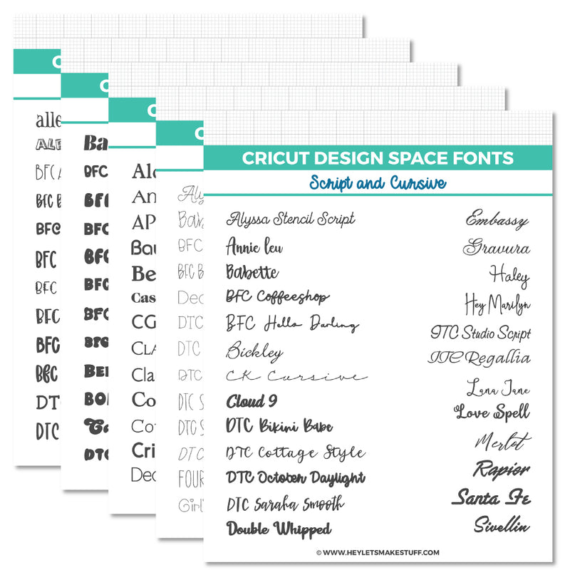 the-best-cricut-fonts-cheat-sheets-hey-let-s-make-stuff for Free Printable Cricut Design Space Cheat Sheets The Best Cricut Fonts - Cheat Sheets – Hey, Let's Make Stuff for Free Printable Cricut Design Space Cheat Sheets