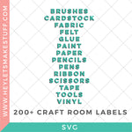 Modern Craft Label Files - 200+ Labels