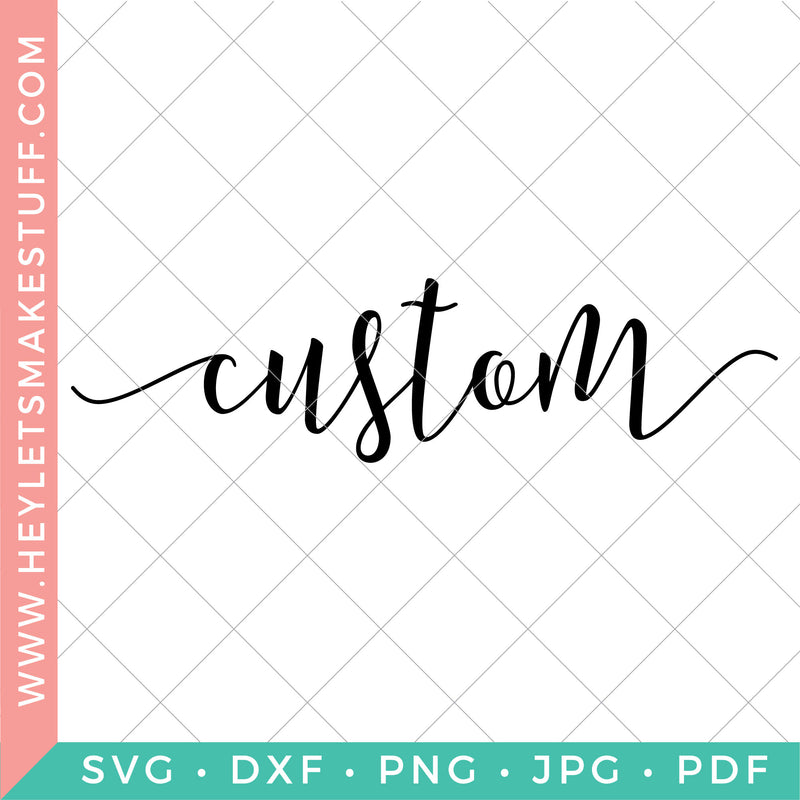Custom Wedding Sign SVG