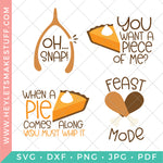 Funny Thanksgiving SVG Bundle