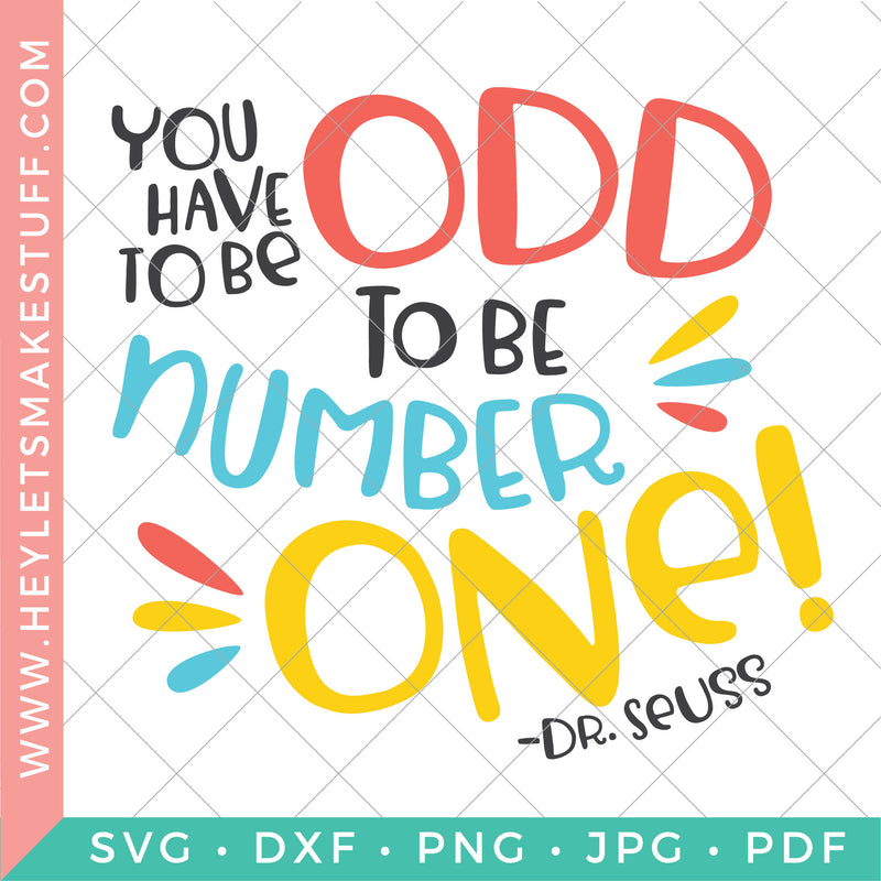 You Have to be Odd to be Number One!