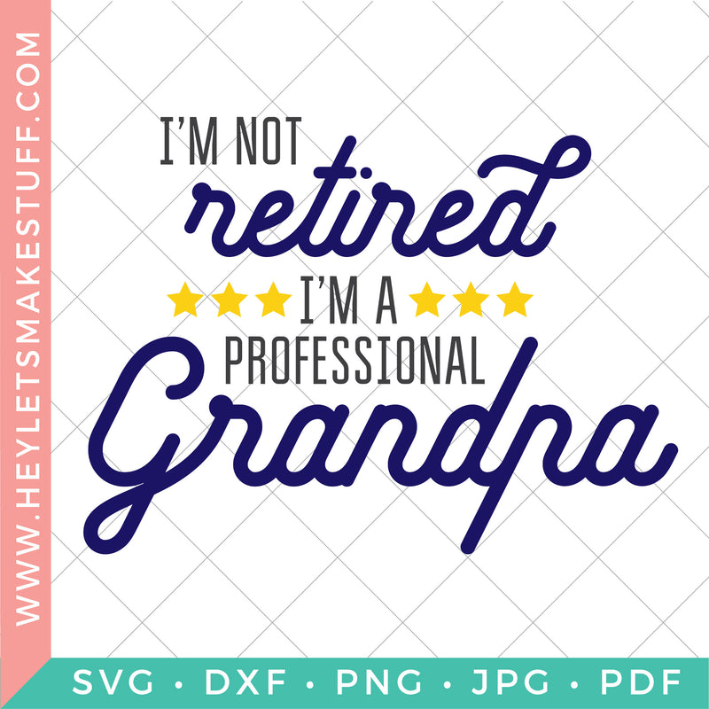 I'm Not Retired, I'm A Professional Grandpa