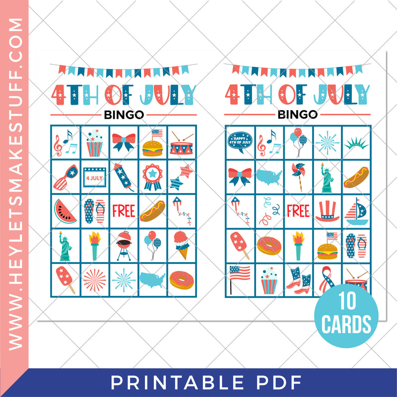 Printable Fourth of July Bingo