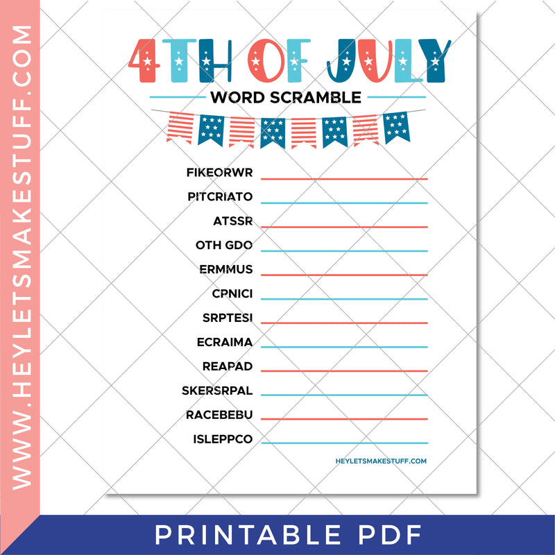 Printable Fourth of July Games Bundle – Hey, Let's Make Stuff printable-fourth-of-july-games-bundle-hey-let-s-make-stuff