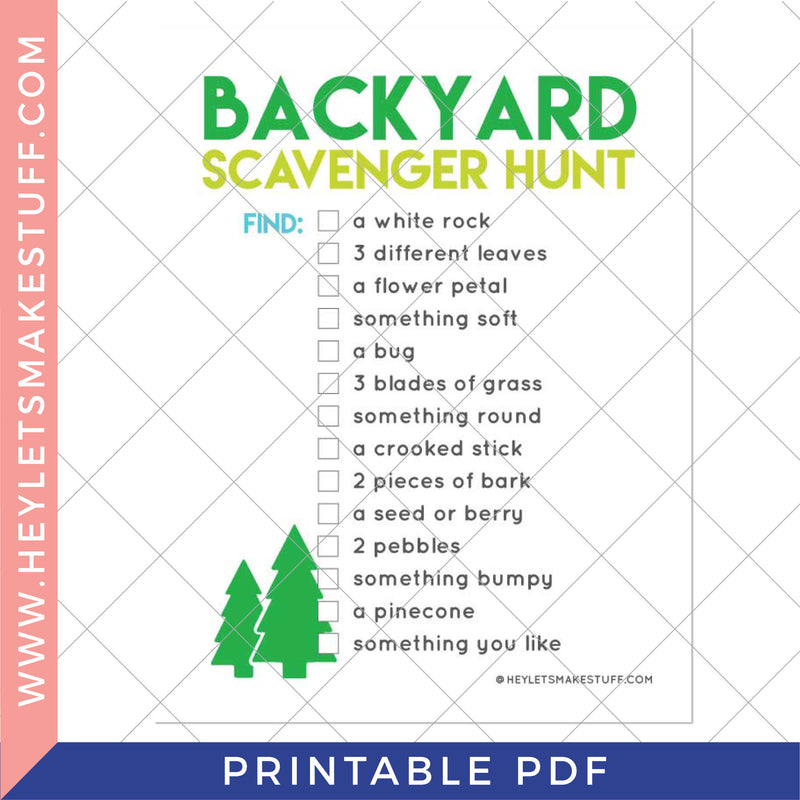 Printable Scavenger Hunt Bundle Hey Let S Make Stuff