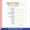Printable "Big Game" Games Bundle for the Super Bowl