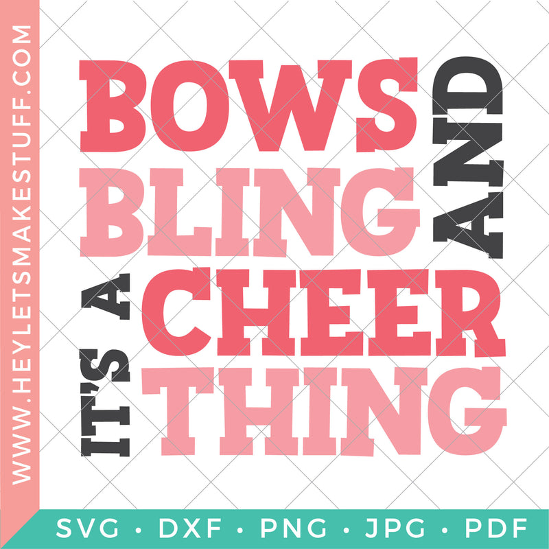 Bows and Bling, it's a Cheer Thing