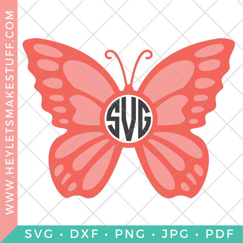 Butterfly Monogram SVG