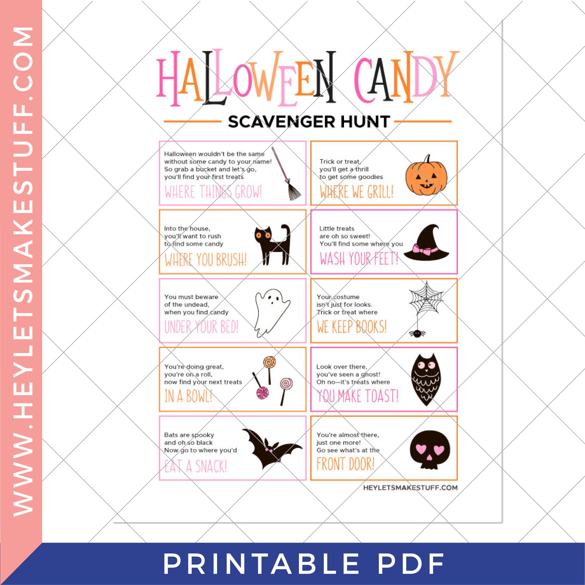 Printable Halloween Candy Printable Games Bundle Hey Let S Make Stuff