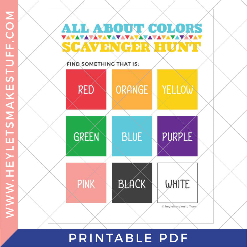 Printable Scavenger Hunt Bundle Hey Let S Make Stuff