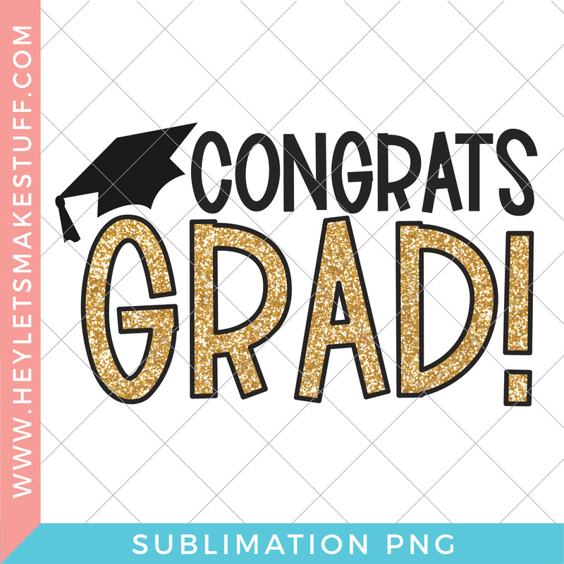 Congrats Grad Sublimation