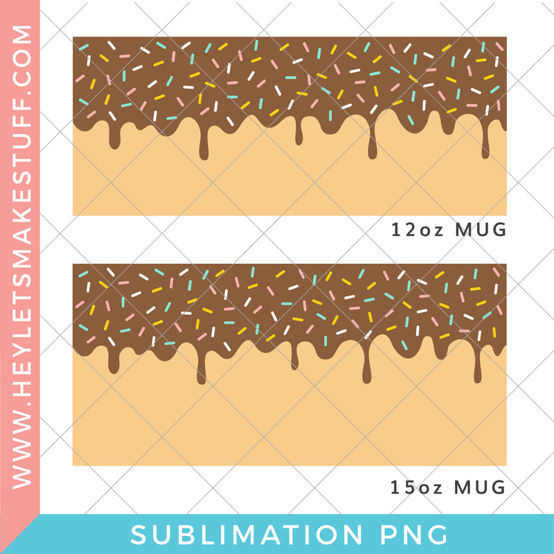 Donut Mug Wrap - Sublimation