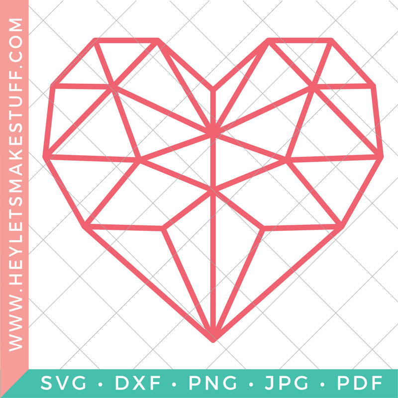 Valentine's Heart - Geometric