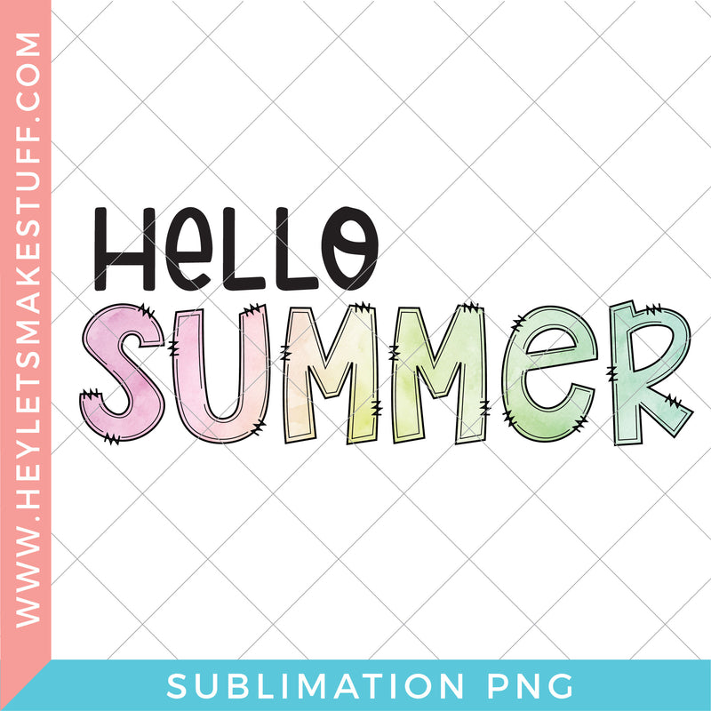 Hello Summer - Sublimation