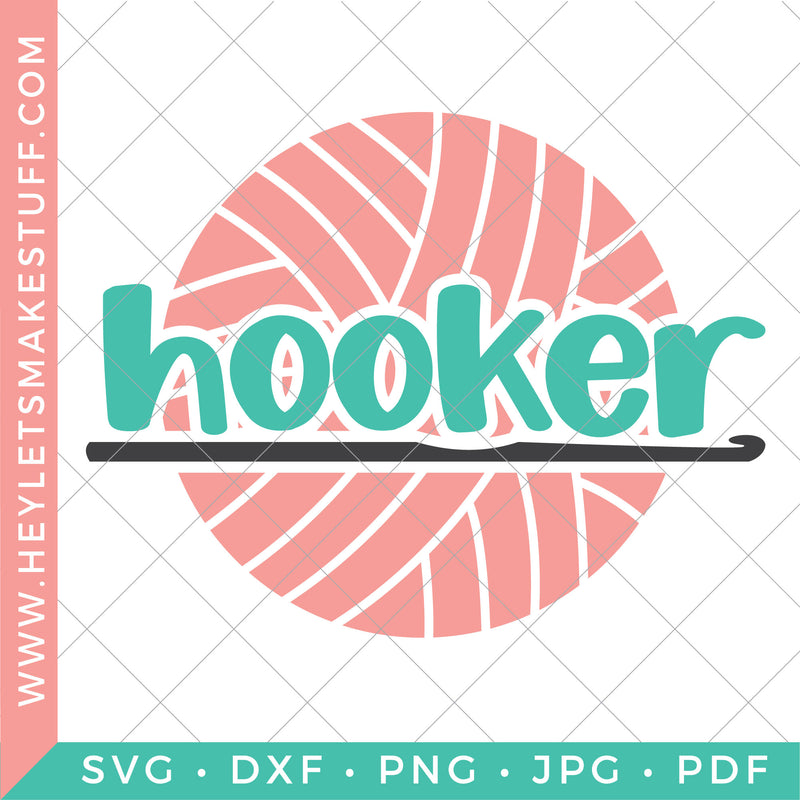 Hooker Knitting and Crochet SVG
