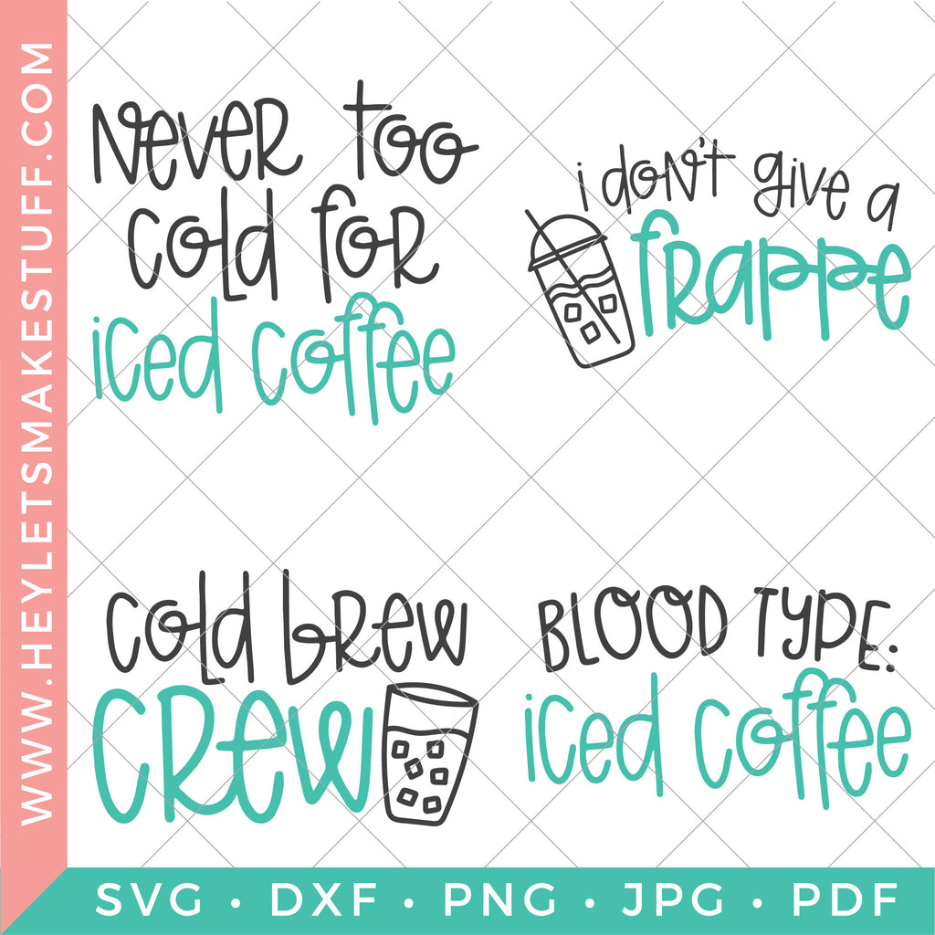 Iced Coffee SVG – The Modish Maker